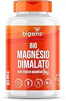 Bio Magnésio Dimalato vegano, alto teor, 60 capsulas, Biogens