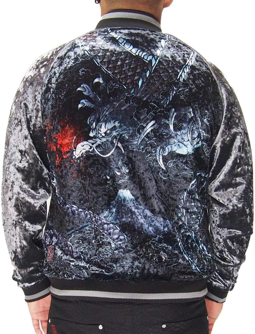 リバーシブル スカジャン U.S.NAVY 両面刺繍 SEA BEES 2XL U.S. NAVY