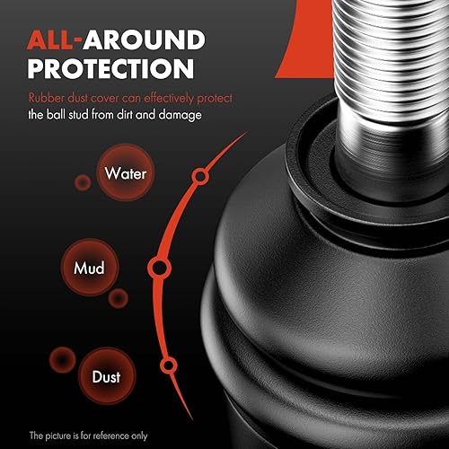 Miniatura 5 de A-Premium 2 rótulas delanteras inferiores compatibles con Mazda 323 1993-1994, MX-3 1994-1995, Protege 1993-1998, Ford Escort 1997-2003, Mercury