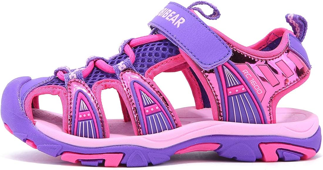  | Boys' and Girls' Summer Outdoor Beach Sports Closed-Toe Sandals(Toddler/Little Kid/Big Kid) | Sandals