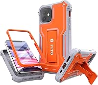 Vista 7 de FITO Funda compatible con iPhone 11, doble capa a prueba de golpes, resistente con protector de pantalla para iPhone 11 y iPhone XR de 6.1 pulgadas