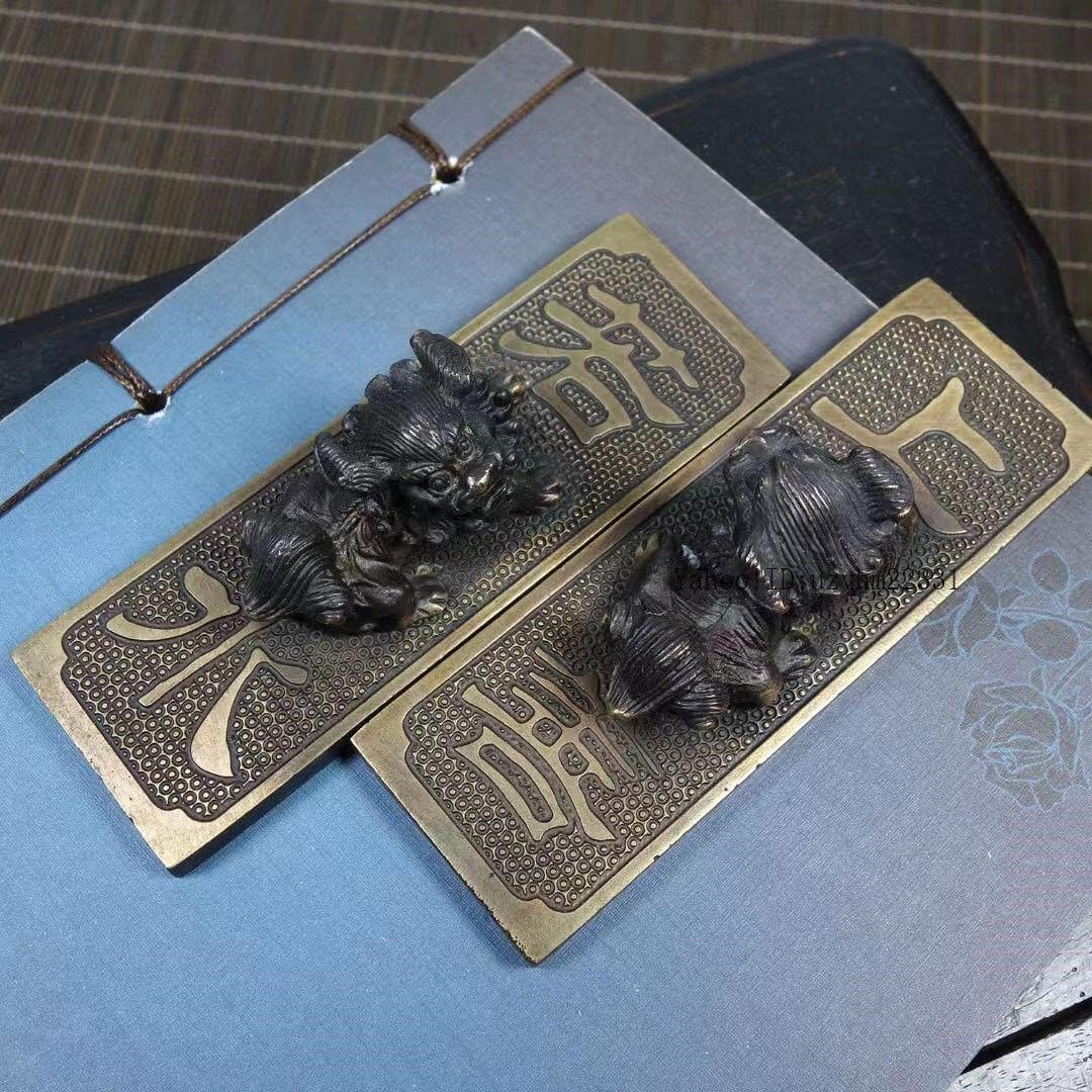 銅 細工 獅子定規 文鎮 文房四宝 文房置物 案頭 工芸品 美術品 銅 細工 獅子定規 文鎮 文房四宝 文房置物 案頭 工芸品 美術品