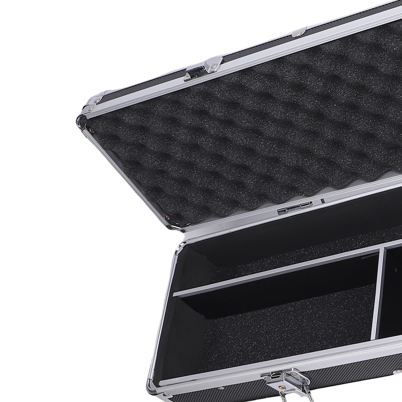 Scatola Portaoggetti per Tenda, Scatola Portaoggetti Portatile in Alluminio Ed EVA 67x16x10 Cm, Resistente all'acqua, Attrezzatura da Campeggio per Escursionismo, Viaggio, Uso in Auto