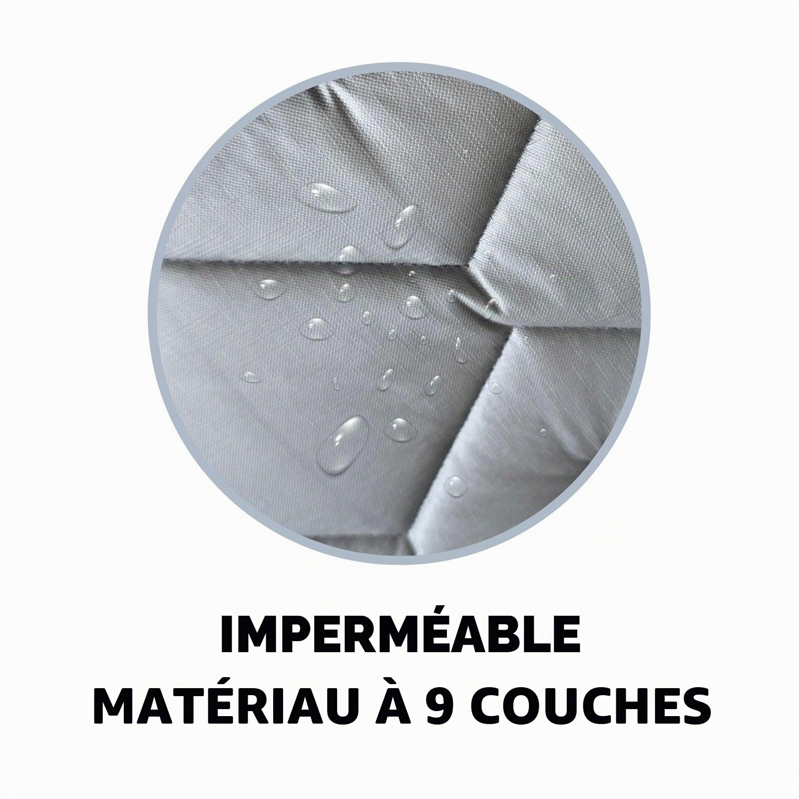 Marvix Rideau thermique pour pare-brise de cabine interne à 9 couches de qualité supérieure pour Fiat Ducato, Boxer & Relay 1994-2005 pour camping-car et fourgon isolant