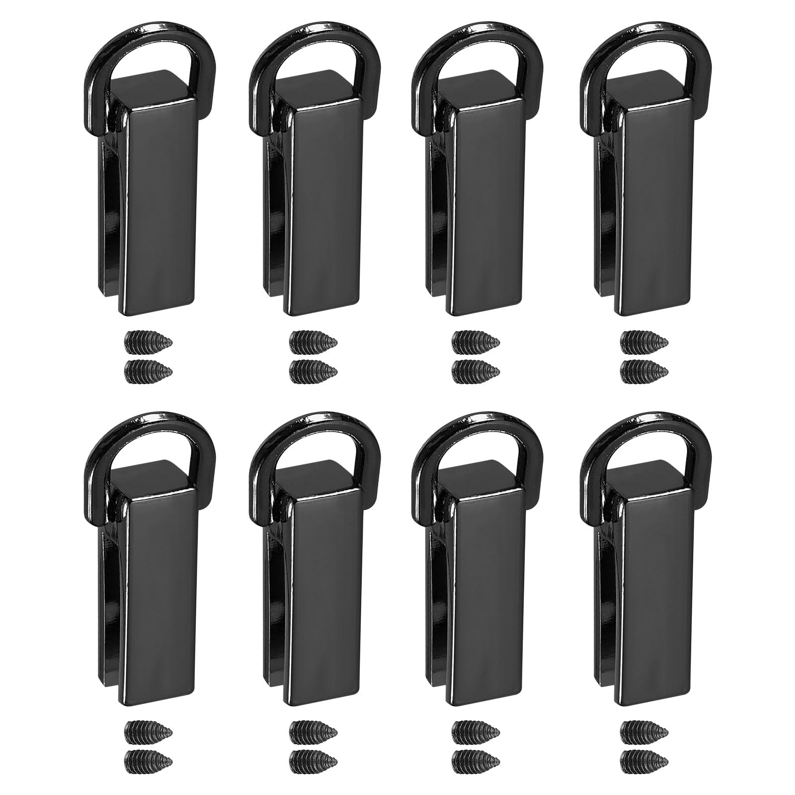 Amazon | uxcell バッグサイドクリップバックル 7 mm 金属製 吊り下げ