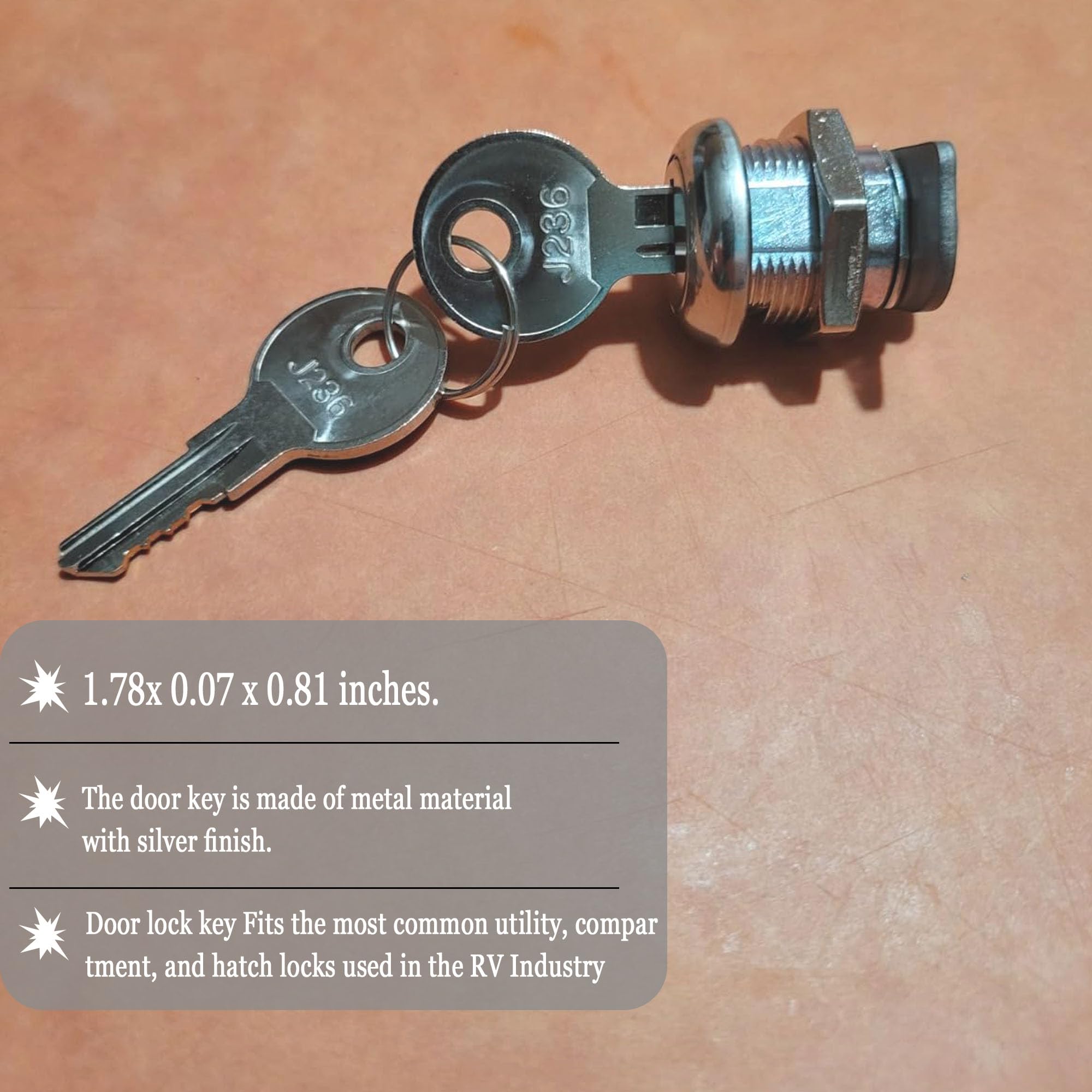 J236 J236-A Door Lock Keys 4PK - Amazon.com