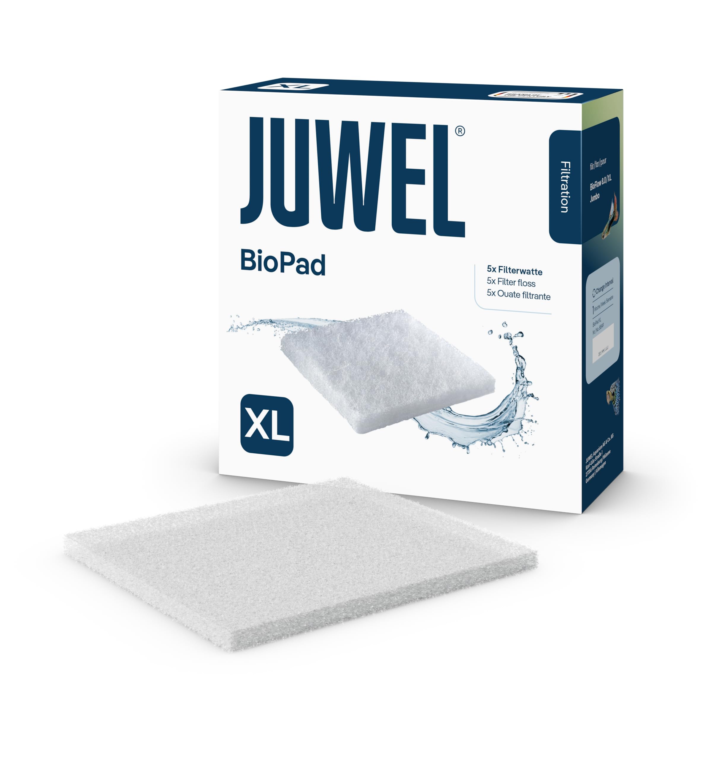 Juwel Ouate Filtrante BIOPAD pour aquarium, Taille XL