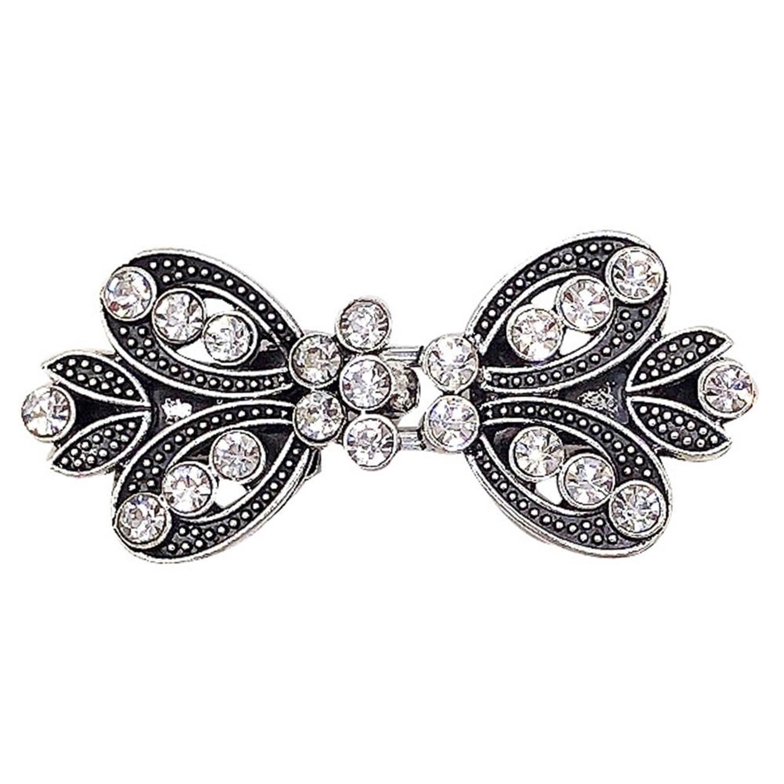 Post Box 3pcs Brooches Pins Dress Shirt Vintage Shawl Collar Clasp Brooch Sweater Swirl Clip Cape Cloak Clips(A)