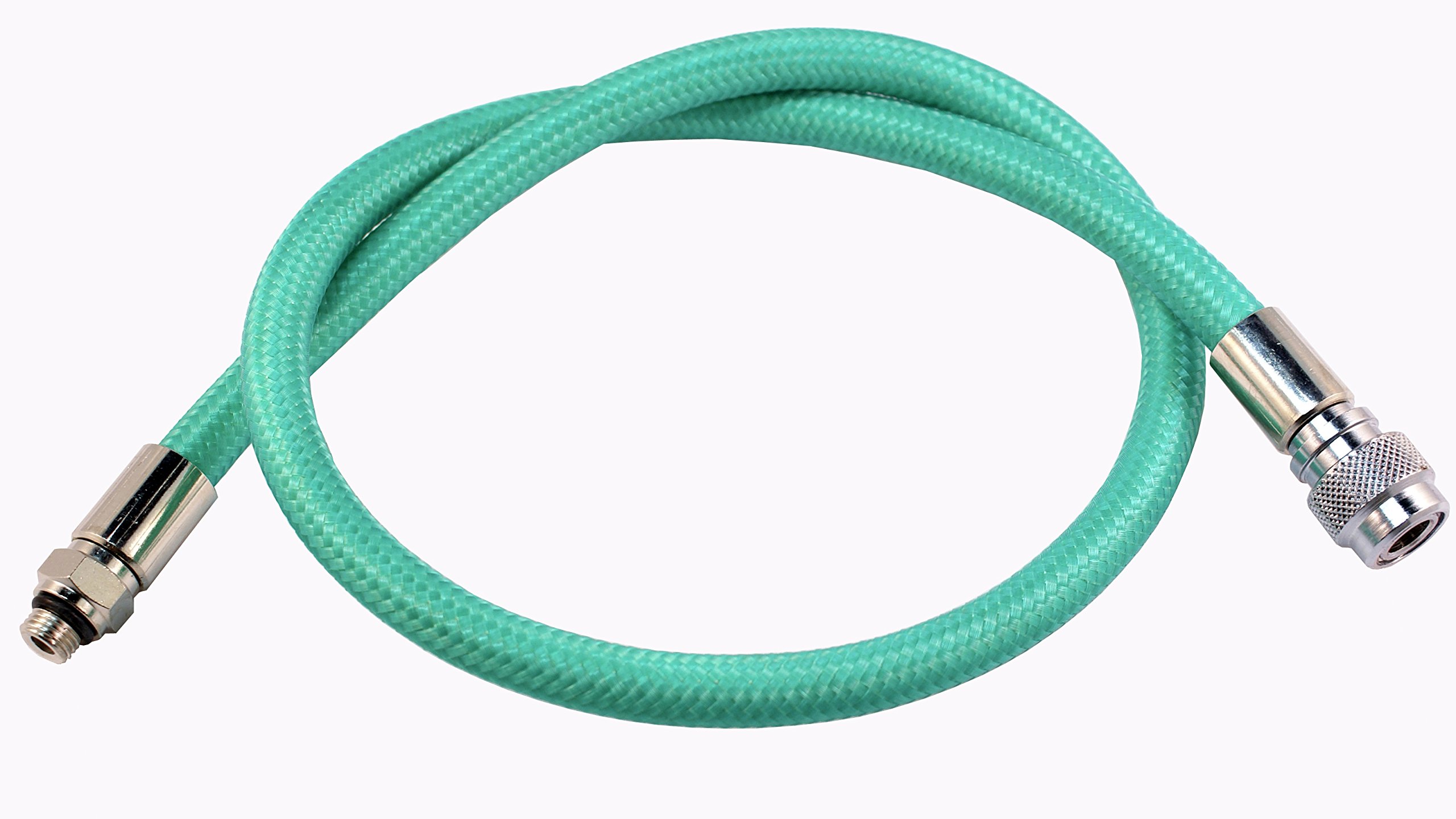 Tuyau de gonflage BCD - Flexible tressé - Vert