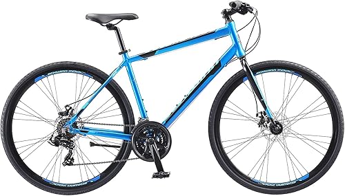Miniatura 22 de Schwinn Volare 1300 Bicicleta de carretera, 700c para hombre y mujer, bicicleta de carretera de barra de caída de 14 velocidades, marco de aluminio