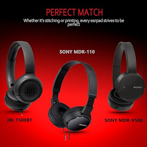 Miniatura 10 de Krone Kalpasmos - Almohadillas universales de repuesto para Sony MDR-ZX110V150 JBL Tune 600btT500BTT450BT, las almohadillas para auriculares solo