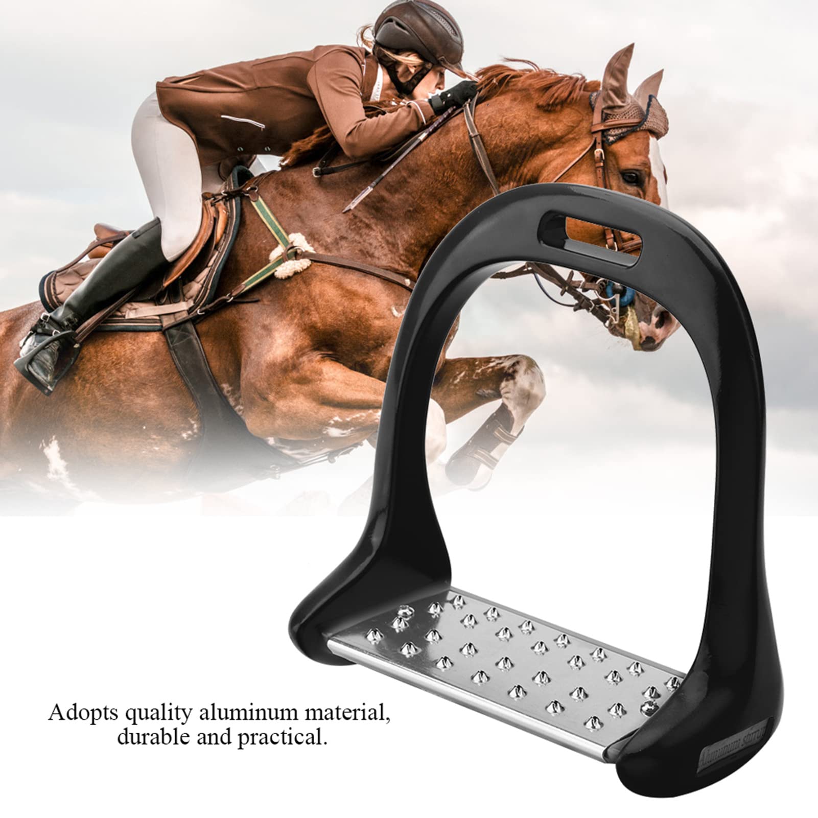 Cyrank 1Pair Horse Riding Stirrups - Image 2