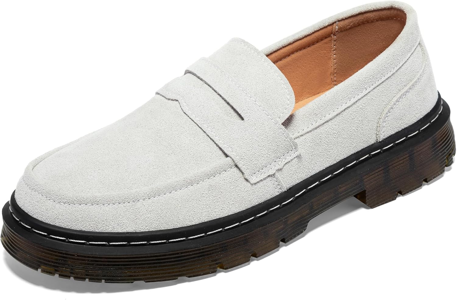 Women's Suede Penny Loafer Comfort Driving Moccasins Casual Slip-Ons Loafer Flats Fashion Women Business Work Shoes - Image 3