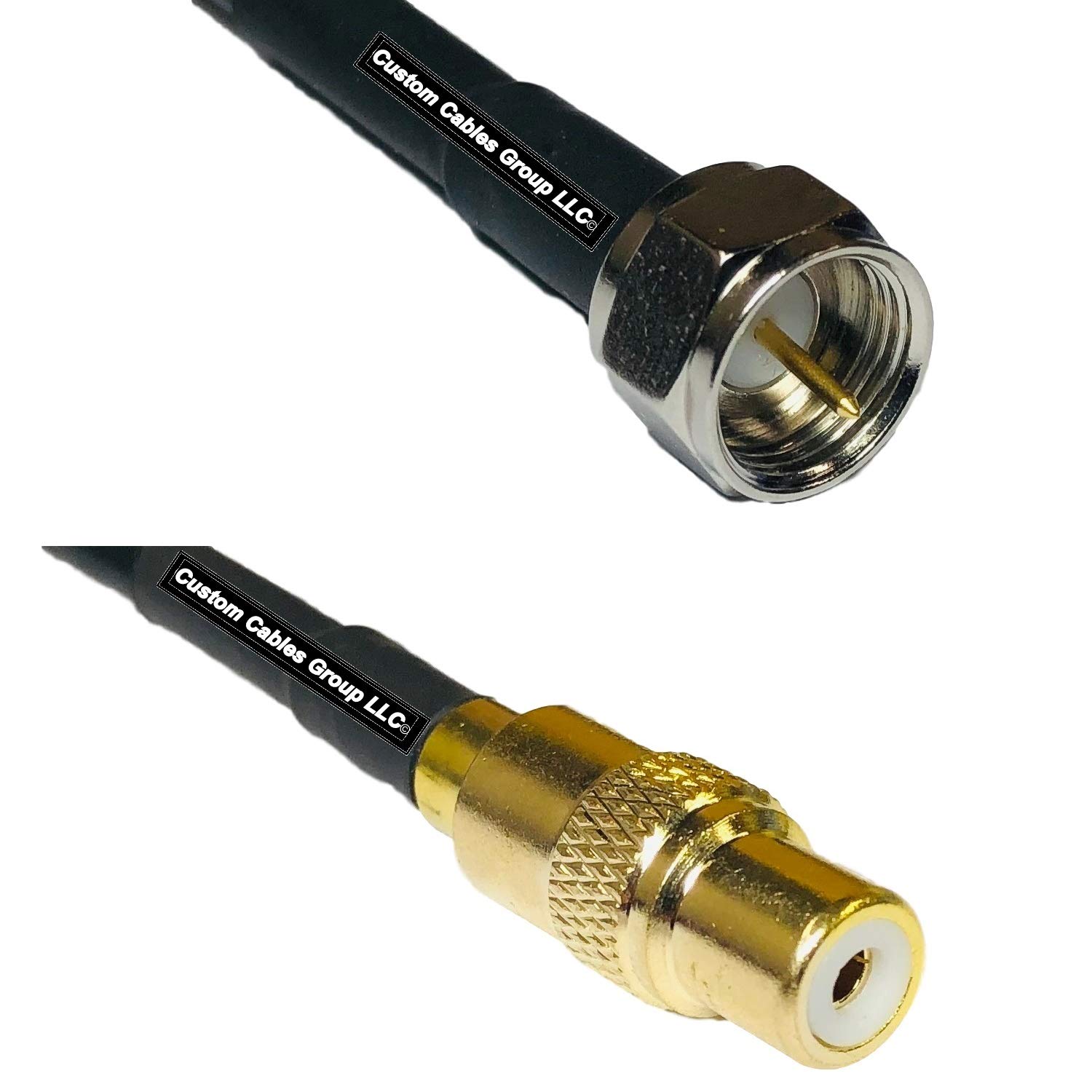 6 feet RG58 F Male to RCA Female RF Pigtail Coaxial Cable