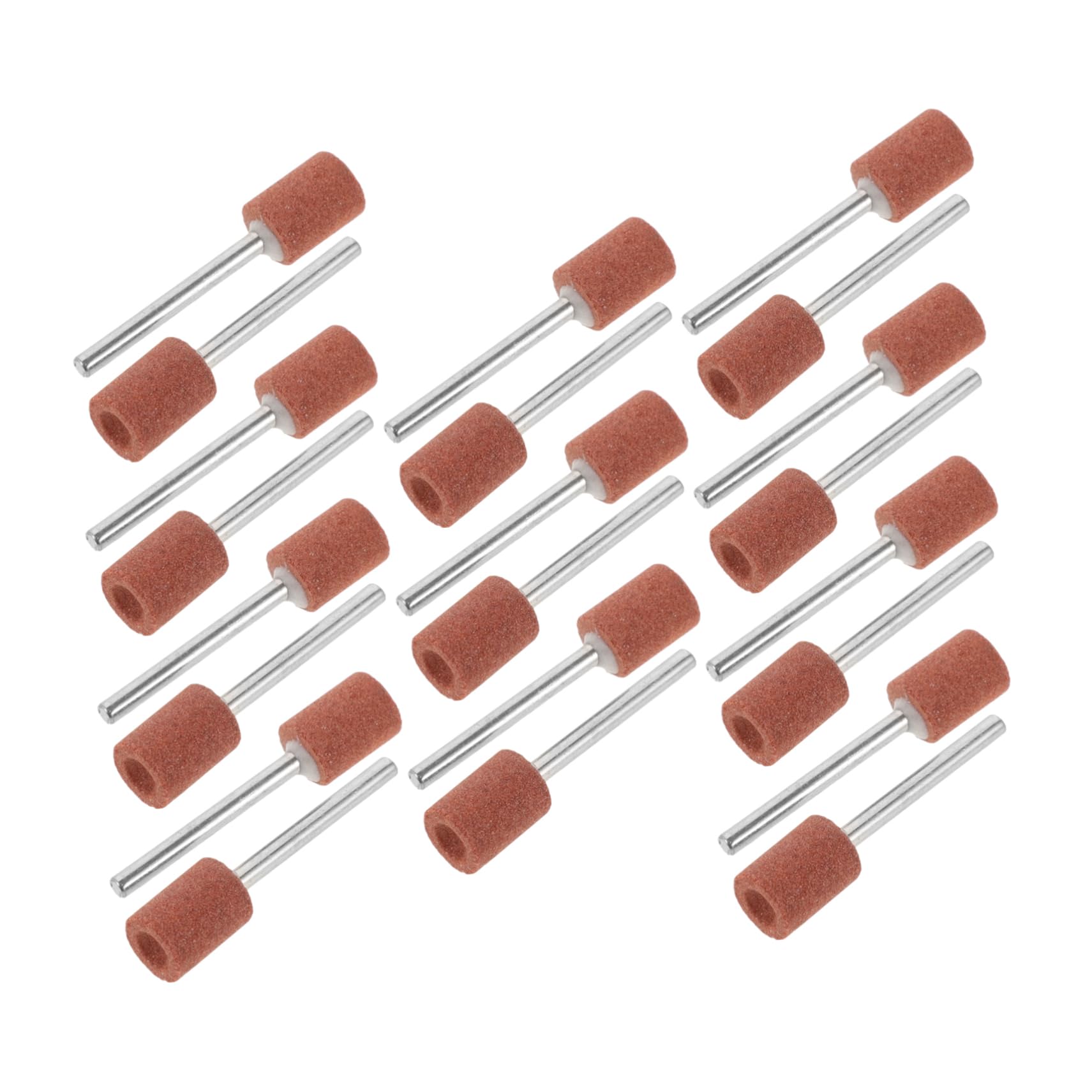 Gatuida 250pièces Outils De Meulage Pierre Mèches Abrasives Cylindriques Pour Outils Rotatifs Accessoires De Polissage