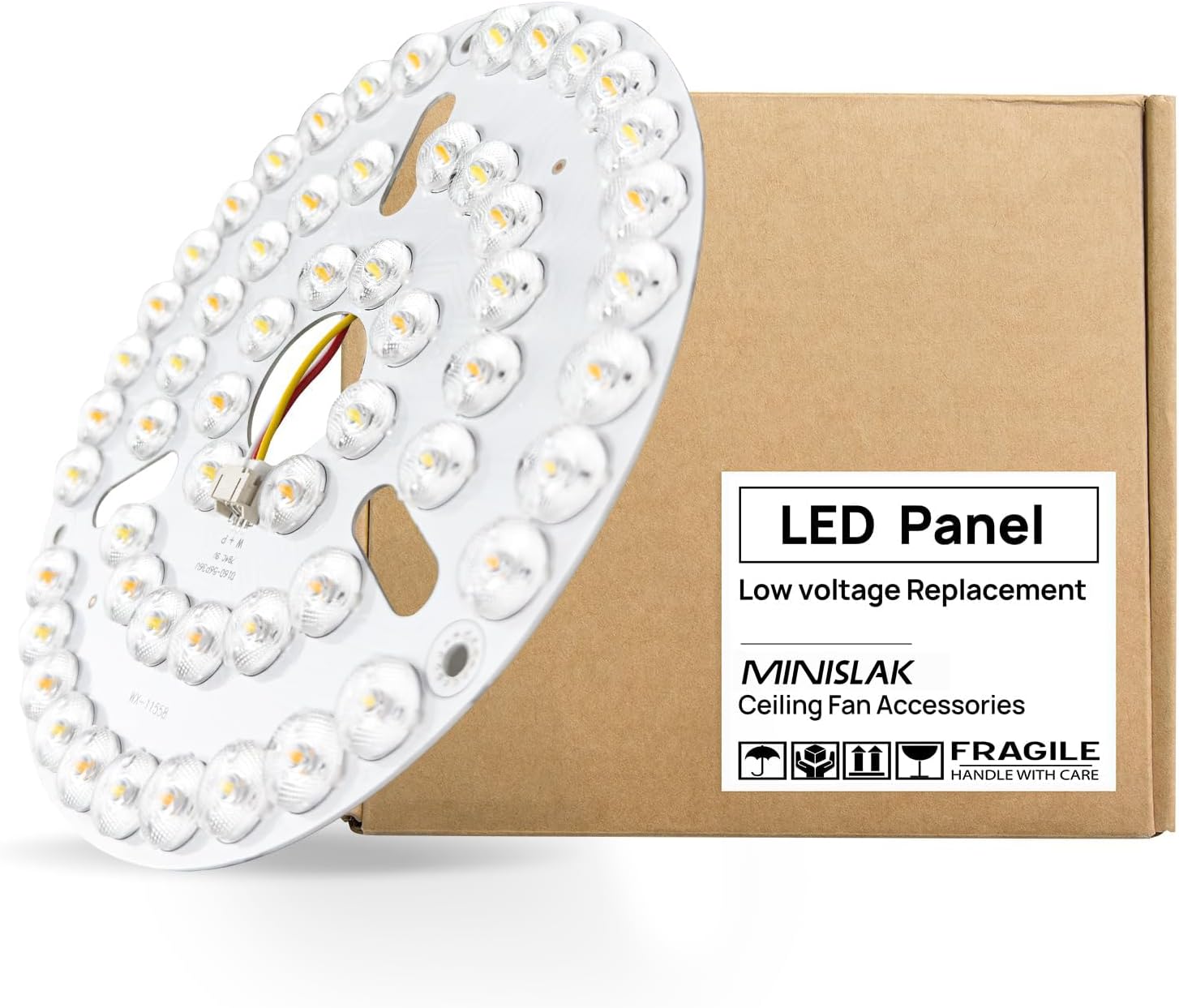 Ceiling Fan Light Conversion Kit Replacement Panel 3000k 4000k 6000k Dimmable