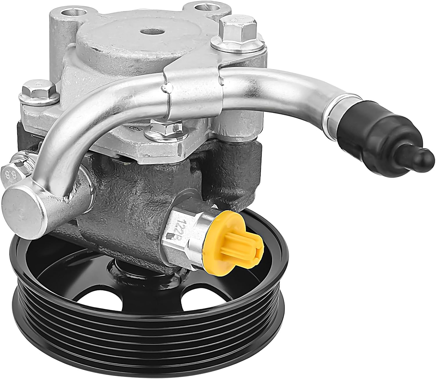 JLEO 21-5168 Power Steering Pump with Pulley for Toyota Corolla 1.8L 1998-2002,Power Assist Pump for Chevrolet Prizm 1.8L 1998 1999 2000 2001 2002