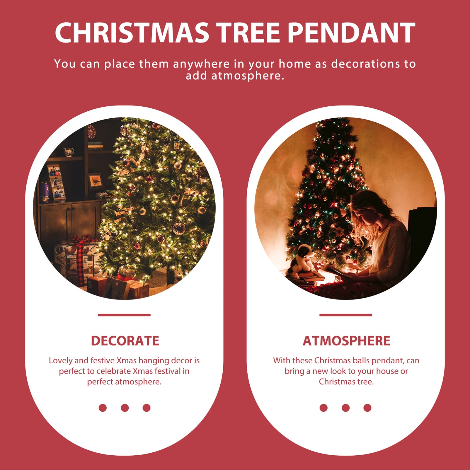 YARNOW 20pezzi Pendenti Forma Di Cervo in Legno Fai Da Te Decorazioni Per Albero Di Natale Articoli Per Feste e Progetti Artigianali