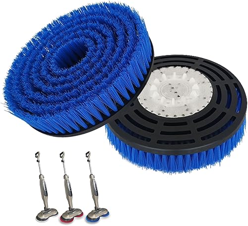 Miniatura 8 de Paquete de 2 cabezales de cepillo de repuesto para fregona mejorados, compatibles con Shark S8201 S7001 S7201 S7000 S7001 S7005 S7020, limpieza