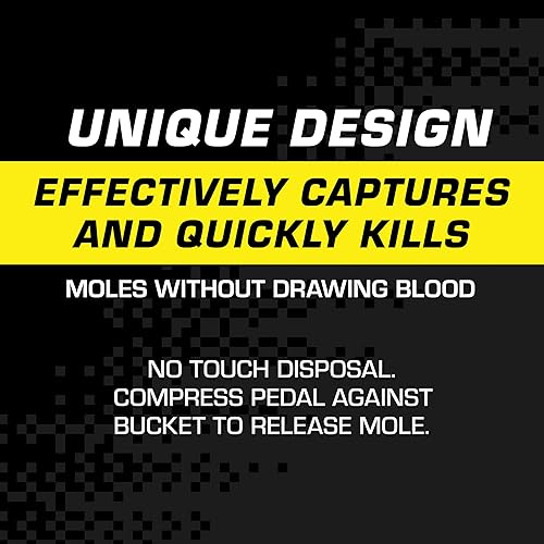 Miniatura 4 de Trampa para topos Tomcat, innovadora y eficaz, elimina topos sin derramar sangre, reutilizable y sin manos, 2 trampas