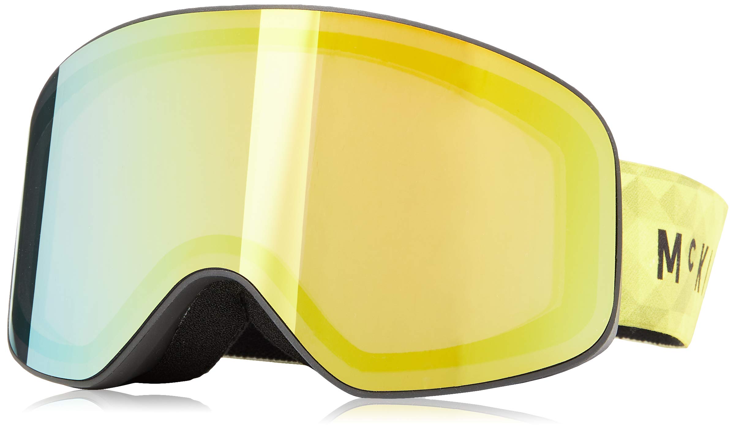 McKINLEY REVO Lunettes de Ski Flyte Enfants Lunettes de Ski Enfant Black/Yellow FR : Taille Unique (Taille Fabricant : 2)