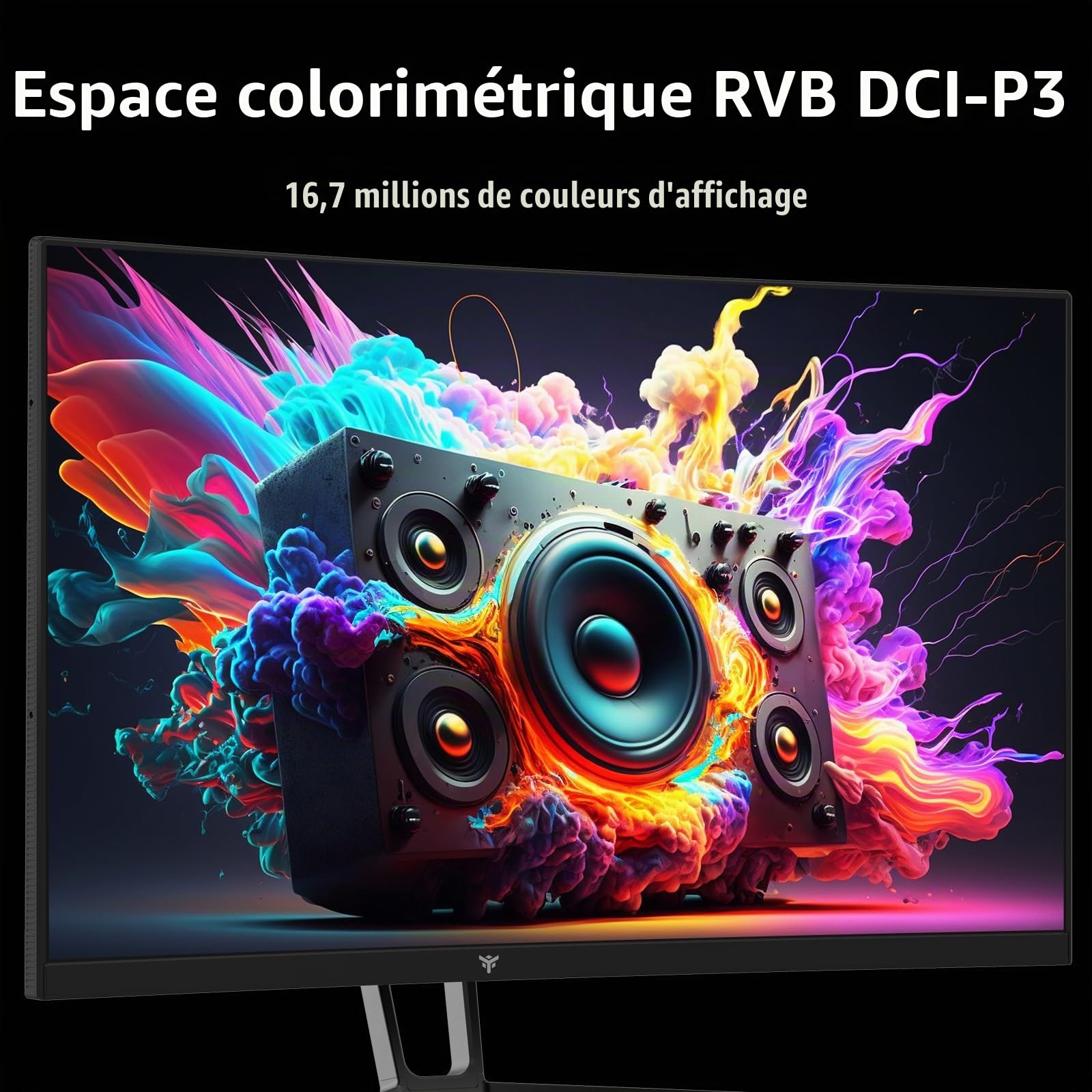 Itek Moniteur GGC - 32" Incurvé, 2560x1440 QHD, Panneau VA 240Hz, Réponse 1ms, Connexions 2xHDMI et 2xDP, HDR 400, Adapt Sync