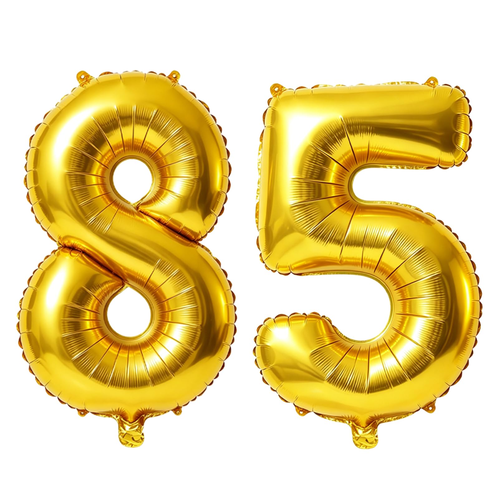 40 Inch Number 85 Balloons for 85th Birthday Party Decorations,0-100 Gold Large No.85 Digital Balloons for Women Men and Grandpa Grandma, Helium Foil Number Balloons for Wedding Anniversary — image 1