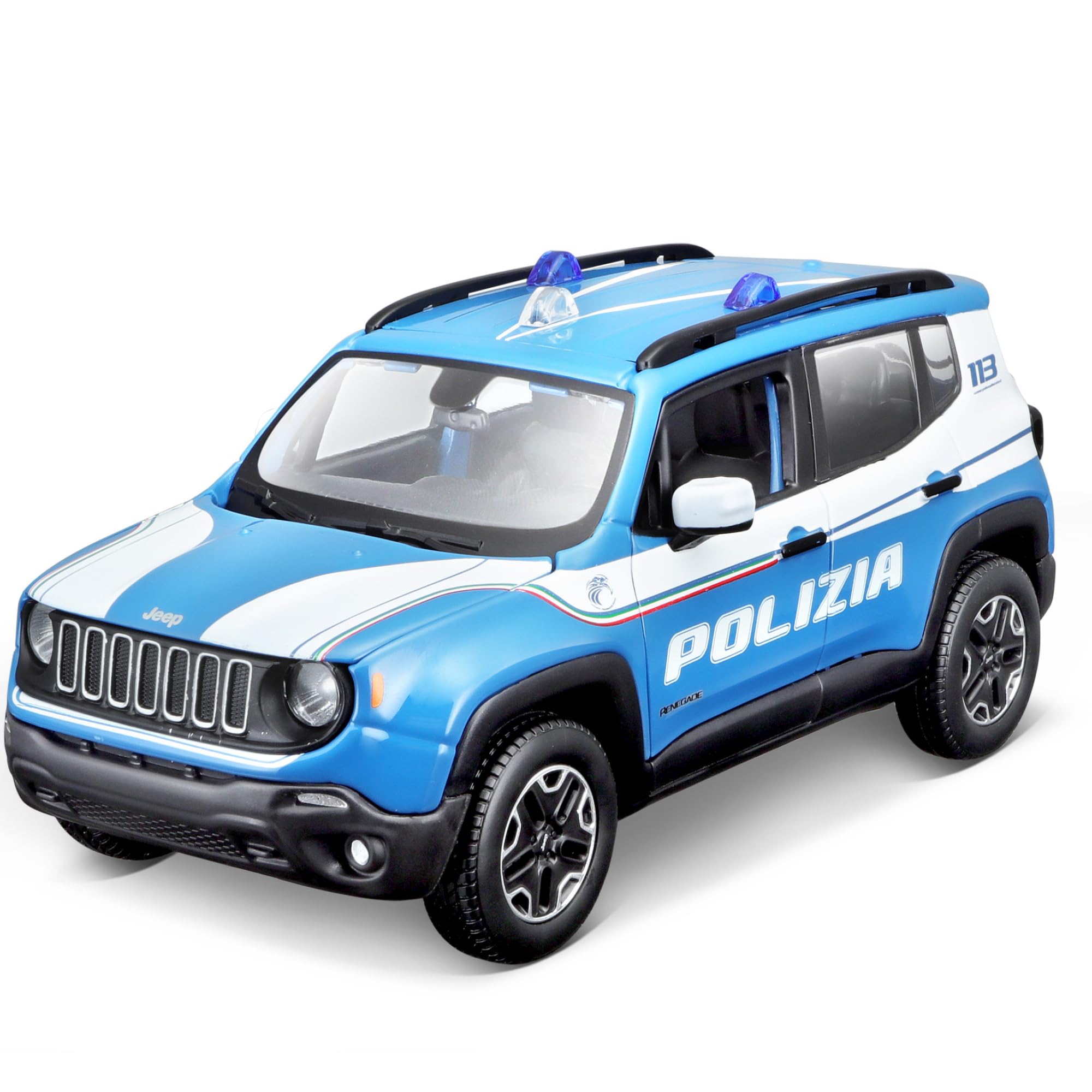 BBURAGO Auto Polizia Modellino Scala 1:43 Licenza Ufficiale, 3+