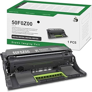 50F0Z00 Black Imaging Unit(1-Pack) - Drwn Compatible 50F0Z00 Imaging Unit Replacement for Lexmark MS310d, MS310dn, MX310dn, MS410dn, MS415dn, MX410de, MX417de, MS510dn, Printer