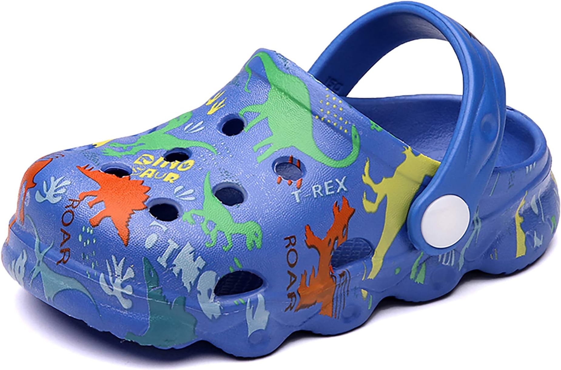 Kids Cute Clogs Cartoon Garden Shoes Boys Girls Slides Slippers Indoor Outdoor Children Water Shower Beach Pool Sandals