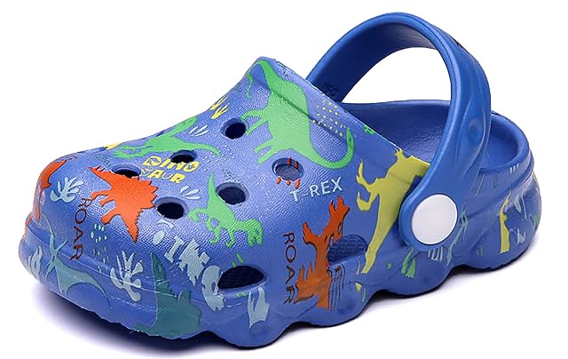 INMINPIN Kids Cute Clogs Cartoon Garden Shoes Boys Girls Slides Slippers Indoor Outdoor Children Water Shower Beach Pool