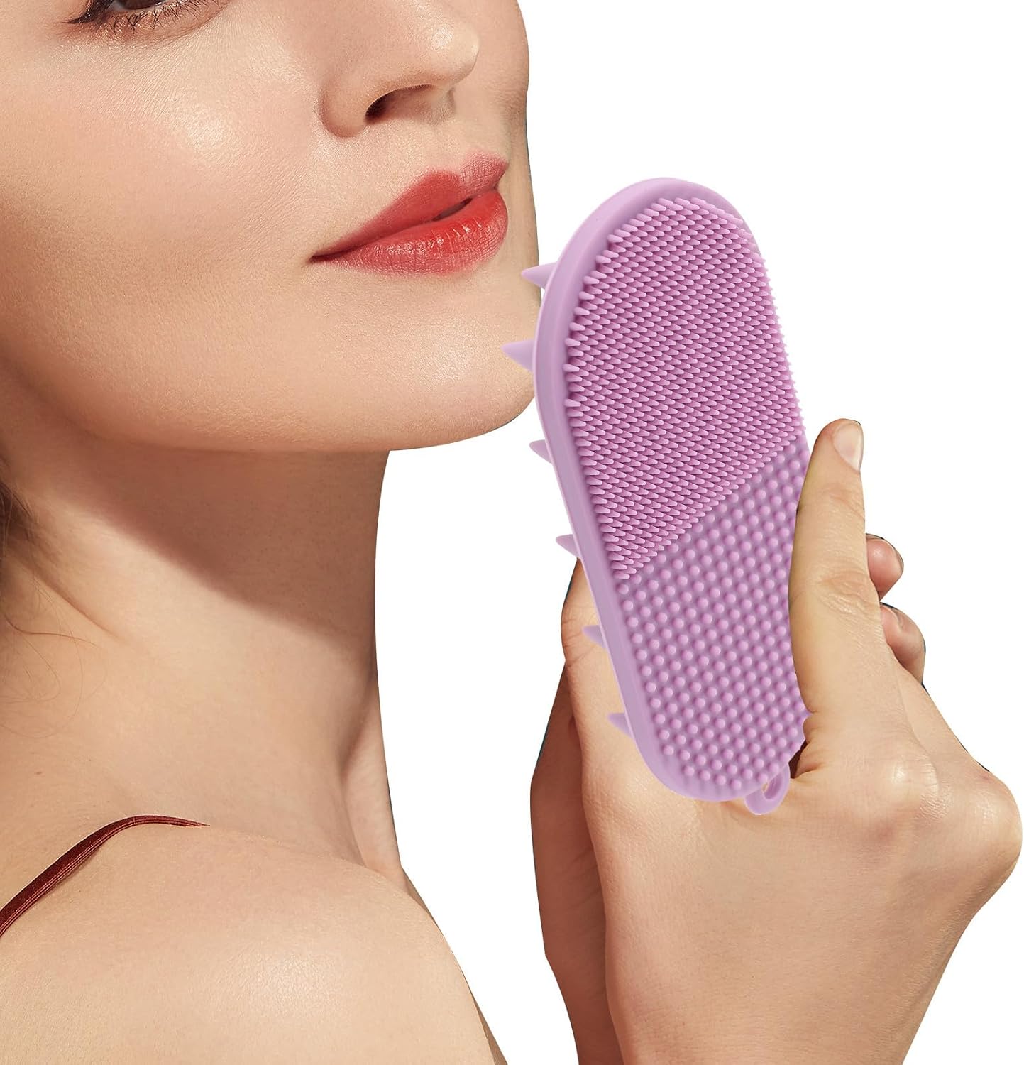 Manual Facial Brush Silicone for Deep Cleansing and Makeup Removal image 5