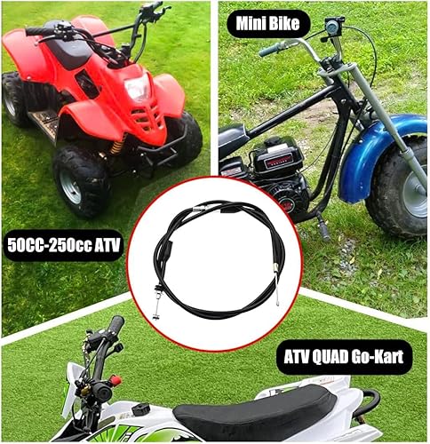 Miniatura 5 de Cable del acelerador de 7/8 pulgadas de 0.866 in para chino 50cc 70cc 90cc 110cc 125cc 250cc Coleman CT200U Kazuma TaoTao ATV Quad Go Kart