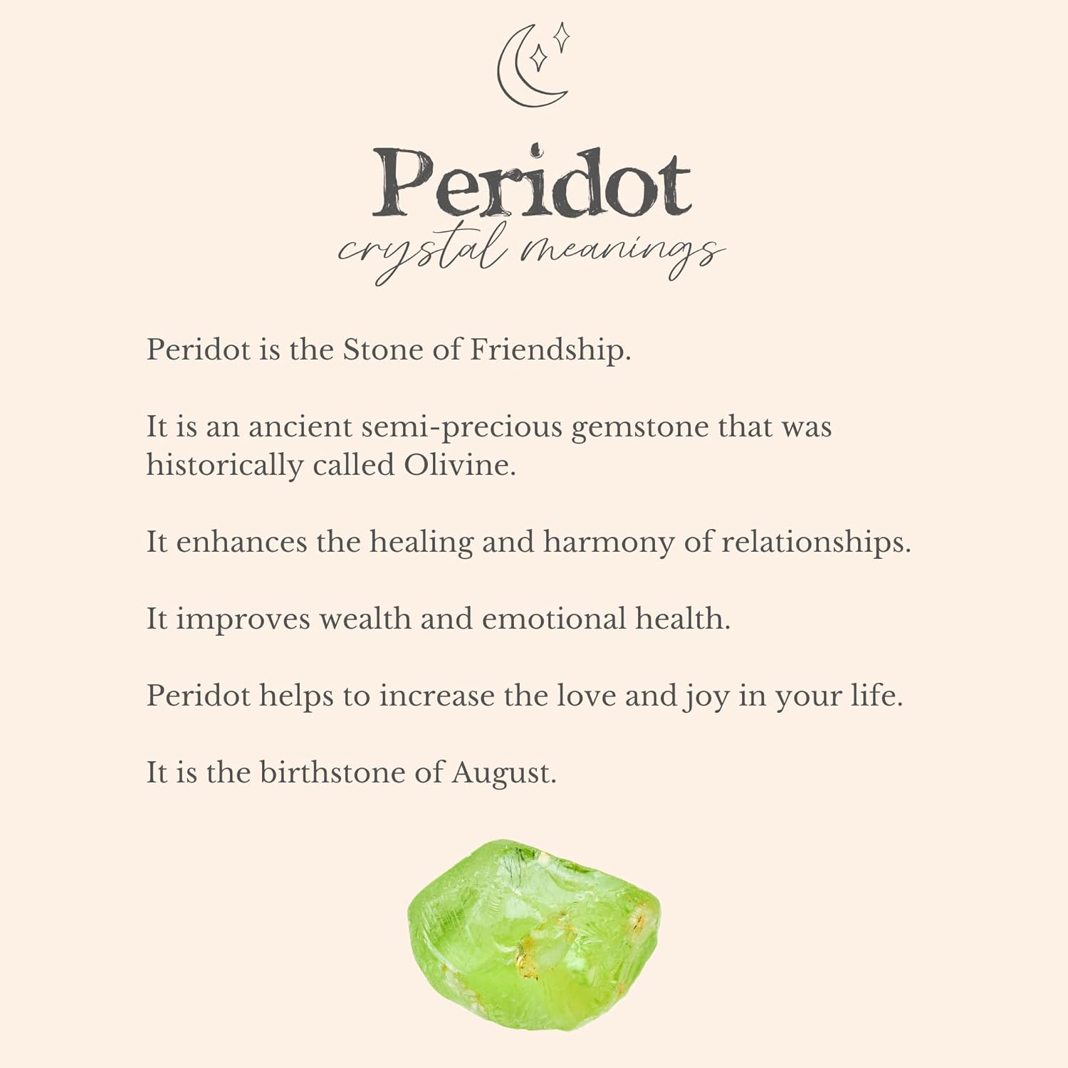 Luna Tide Peridot Chip Bead Bar Necklace in 14k Gold Fill - Image 4