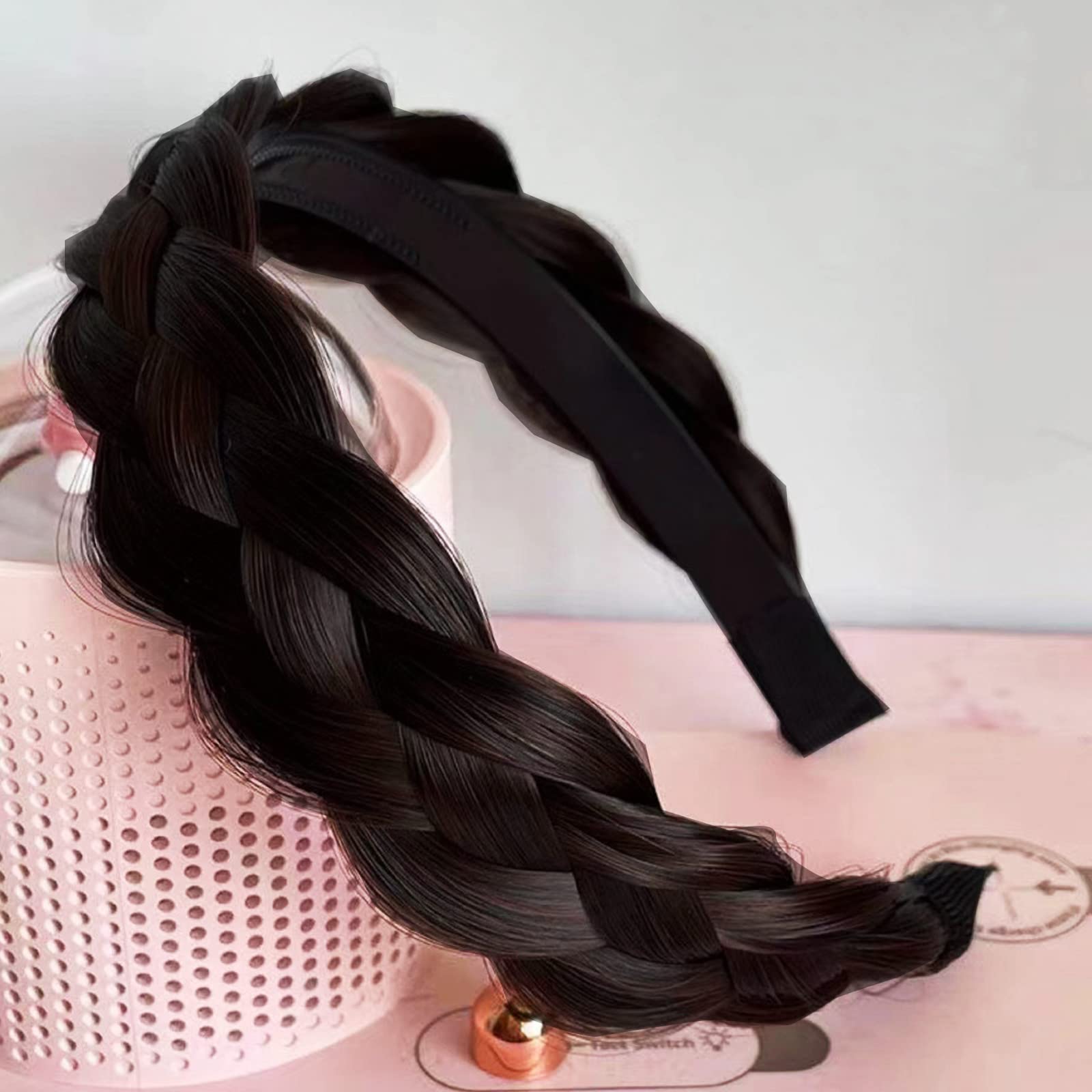 Amazon.com : Denlydom Headband 4 Strands Synthetic Hair 