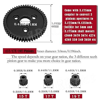 ERTL マニュアルスプレッダー Amazon.com: Differential Gear Set Assembly Upgraded Diff