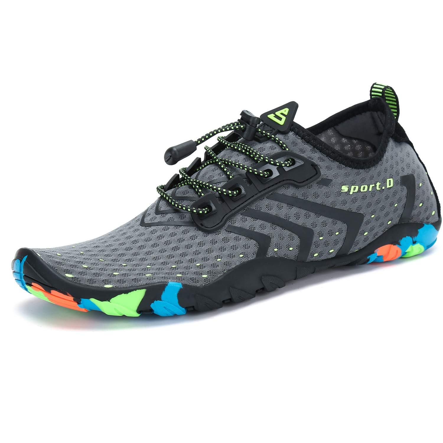 SAGUARO Escarpines para adultos, para el agua, para la playa, para hombre y mujer, color Gris, talla 36 EU