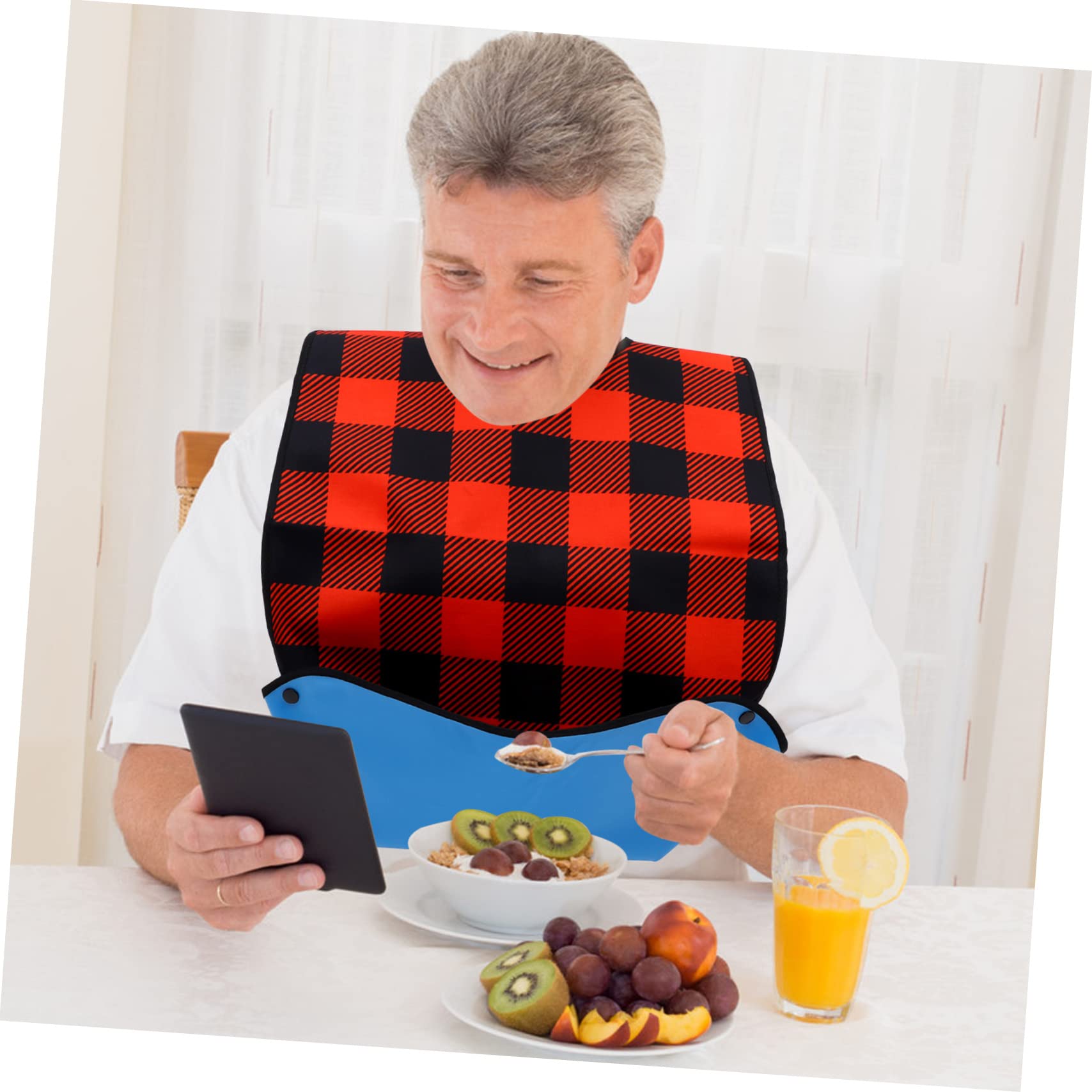 Śliniaki dla seniorów 5 szt. Śliniaki dla dorosłych Śliniaki dla dorosłych Śliniaki dla dorosłych Senior Wodoodporne śliniaki Drool Śliniaki Odzież Ochraniacz do jedzenia Śliniak dla dorosłych do jedz