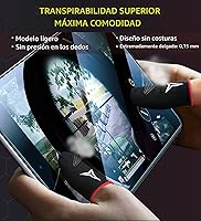 Vista 5 de 6 paquetes de fundas para dedos para juegos de teléfono móvil, fundas para dedos Nuozme compatibles con todos los dispositivos táctiles, nanofibras