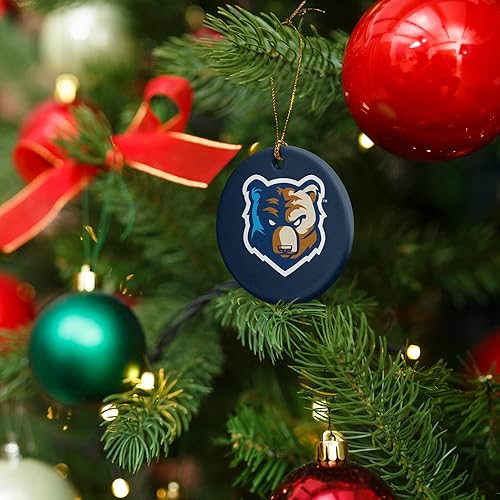 Miniatura 6 de Bob Jones University Primary Logo Porcelain Holiday Christmas Tree Ornament - 2.8" (7.1 cm)