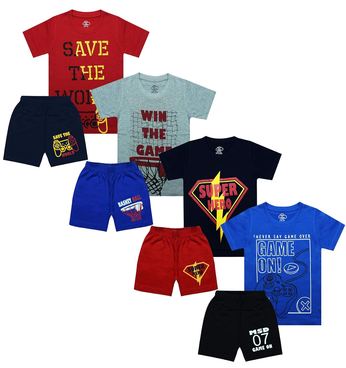 MIST N FOGG Boys T Shirts and Shorts Set - Review, Price and Buying Guide