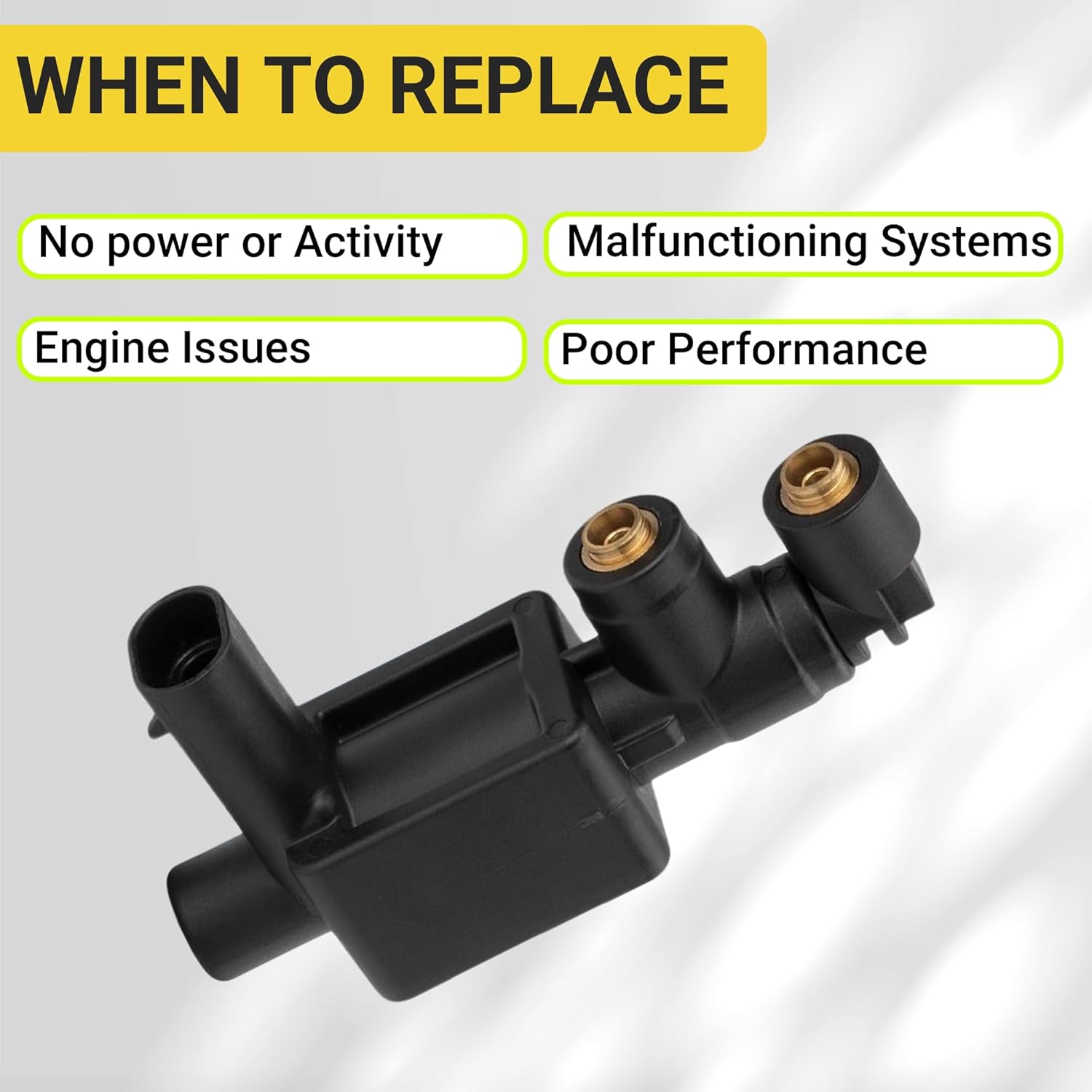 A06-60501-005 Solenoid 12V Normally Closed Air Valve Fan Clutch for Freightliner M2 106 (2008-2014), for Freightliner Cascadia (2009-2019) Replace 173.1124 S23869