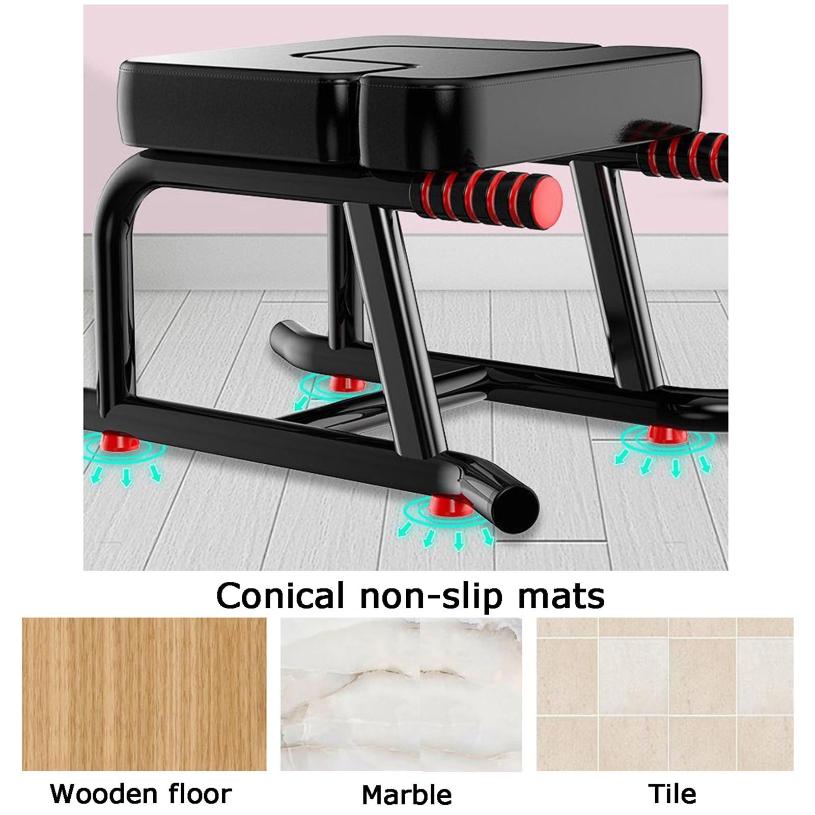 Sgabello For Verticale Sulla Testa For Yoga, Sedia For Inversione For Yoga, Supporto For Spalle Sicuro E Allenatore For La Verticale, Capacità Di 440 Libbre