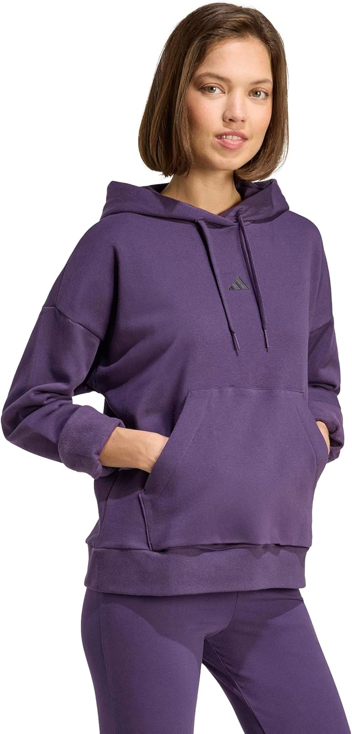 adidas womens Essentials Small Logo Feel Cozy Hoodie - Image 2