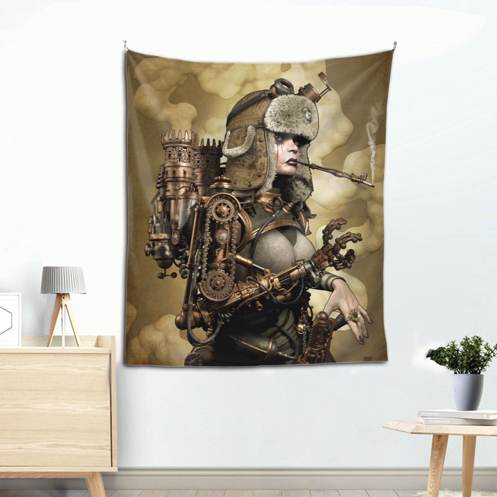 Amazon.co.jp: スチームパンクアート(19) タペストリー 北欧風