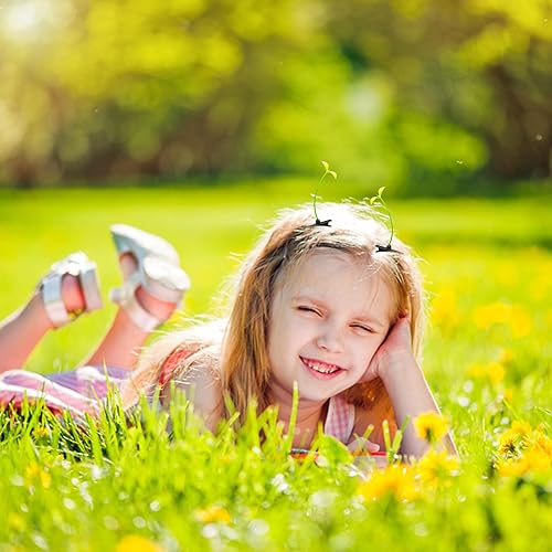 Miniatura 4 de 100 pinzas para el pelo de brotes de frijoles, pinzas para el pelo de plantas, divertidos clips de brotes pequeños, pasador de pasador de hierba de