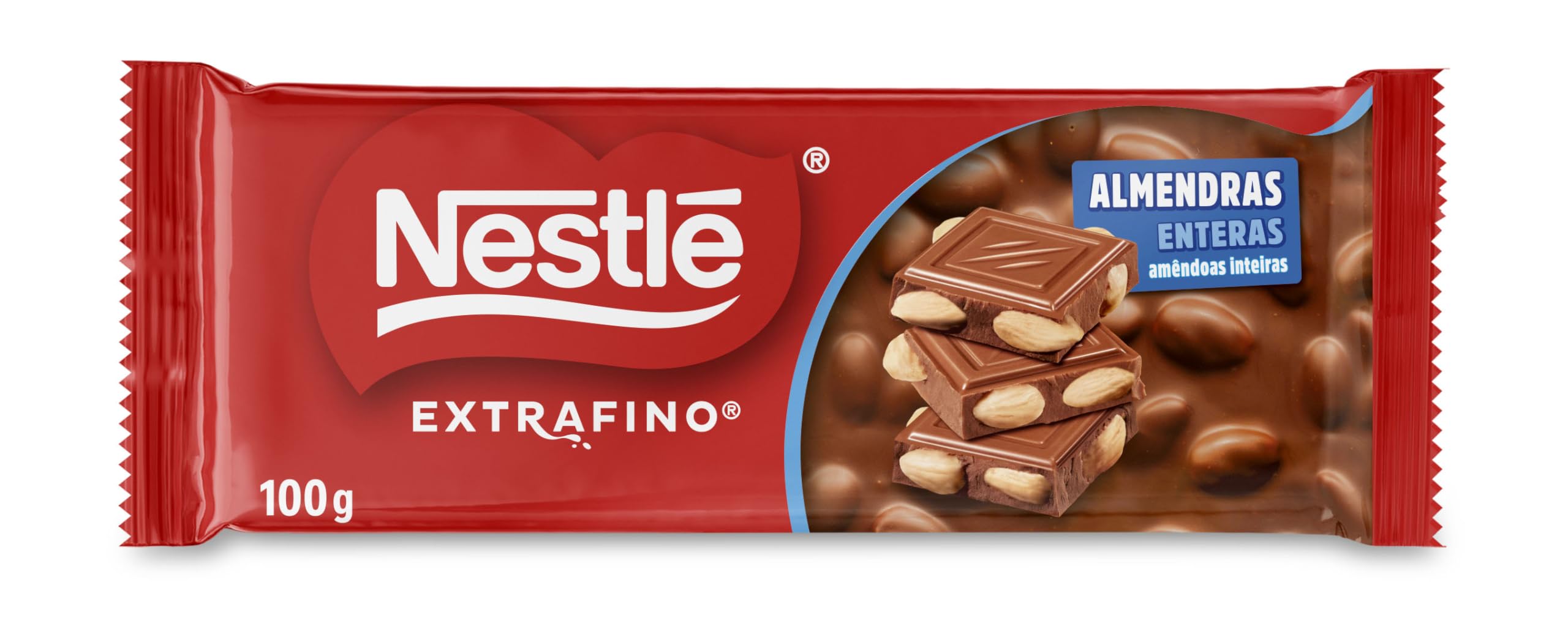 Nestlé Extrafino Tableta Almendra Entera 100g (19 unidades)