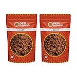 GO DESi Jaggery Powder 1 Kg, Gur, Gud, Pure and Natural, 2 x 500 g
