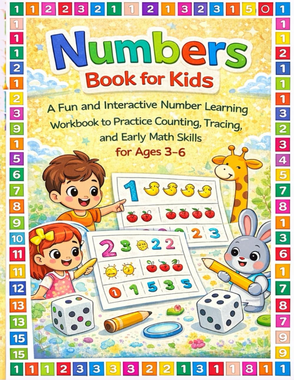 Numbers Book for Kids: A Fun and Interactive Number Learning Workbook to Practice Counting, Tracing, and Early Math Skills for Ages 3–6 (Little Learners Activity Workbook Series)