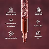 Vista 4 de Egyptian Cyperus Rotundus - Suero de depilación totalmente natural Aceite concentrado de Saad rojo puro Inhibidor del crecimiento del cabello